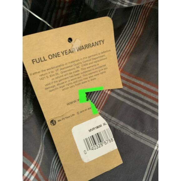 Wrangler Retro Western Shirts Cowboy Mens XL Long Sleeve Button Tartan Plaid NWT - Picture 7 of 8